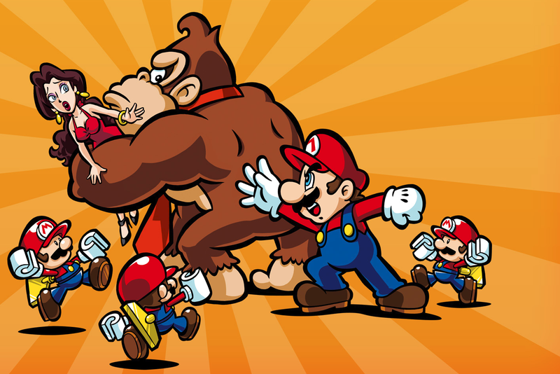 Promotional art for Mario vs. Donkey Kong: Mini-Land Mayhem! Image credit: Nintendo